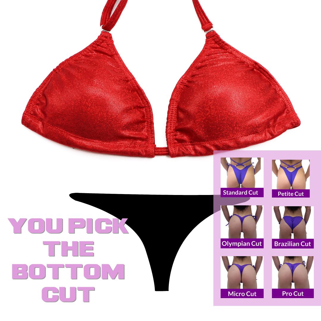QS SZ: Hologram Red Posing Practice Suit. Small.