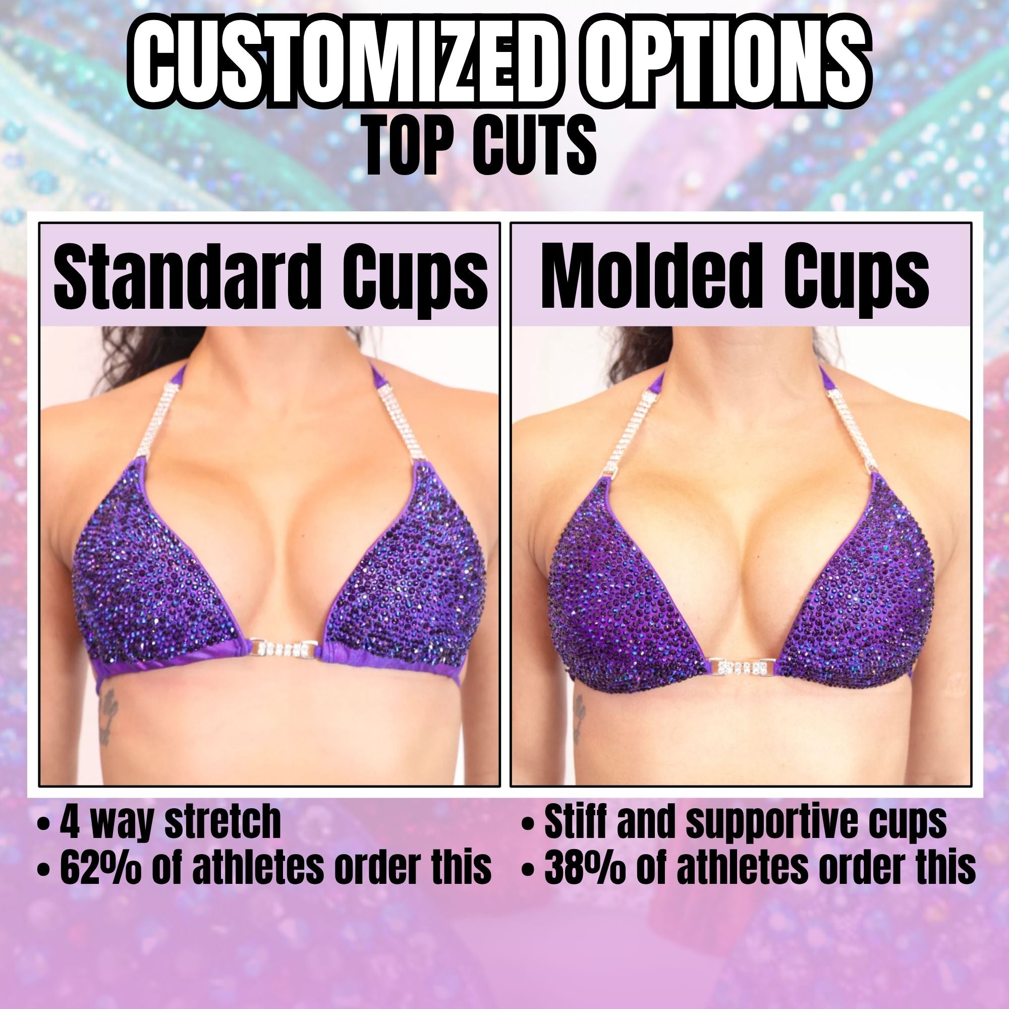 Custom Diamond Pro Angel Competition BikinisThe best NPC Competition Suits for the Bikini Division, Fit Model Division Suits, and bodybuilding suits.