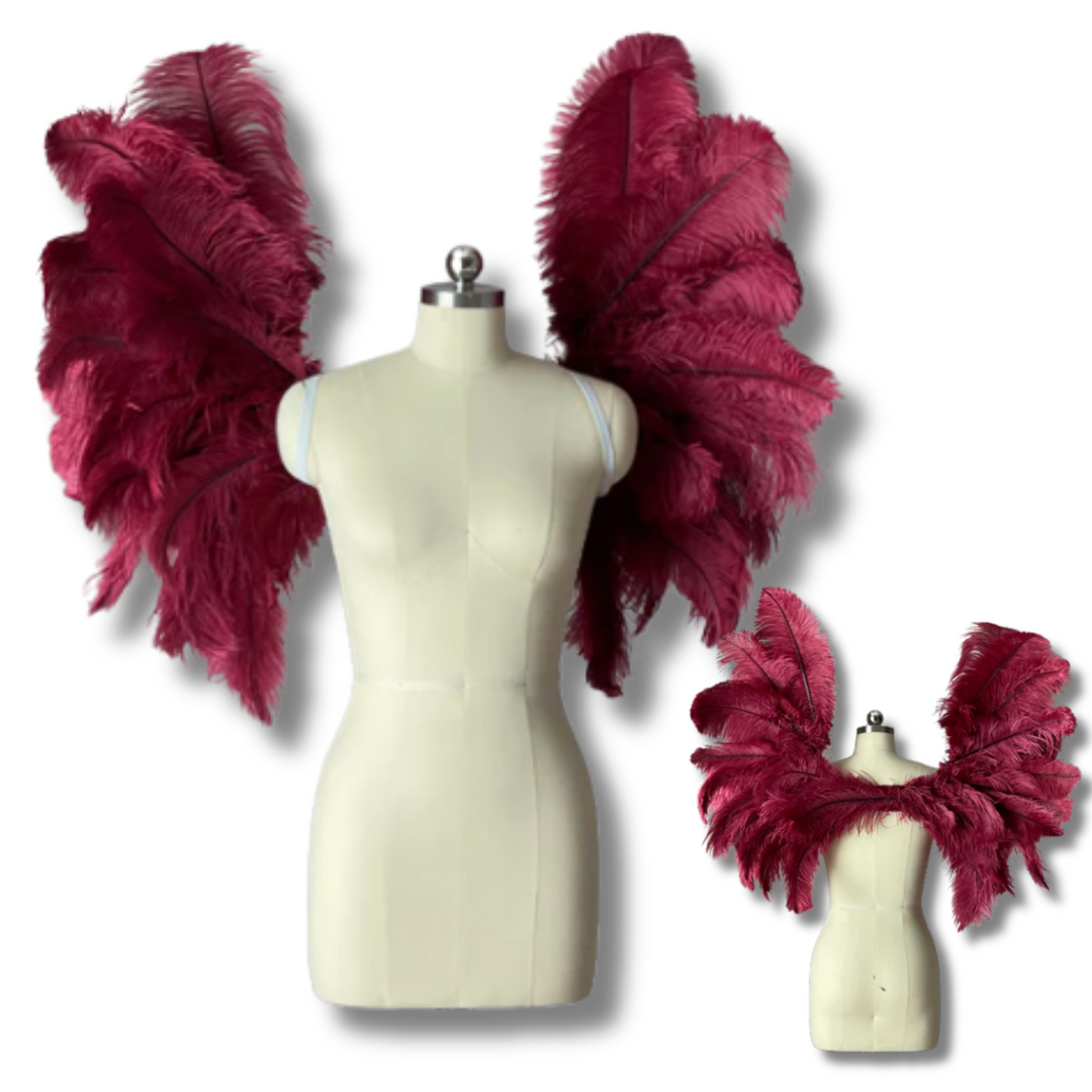 These are custom fitness angel wings for fitness competitions like The Angel Fashion Show, WBFF competitions, or FMG competitions.