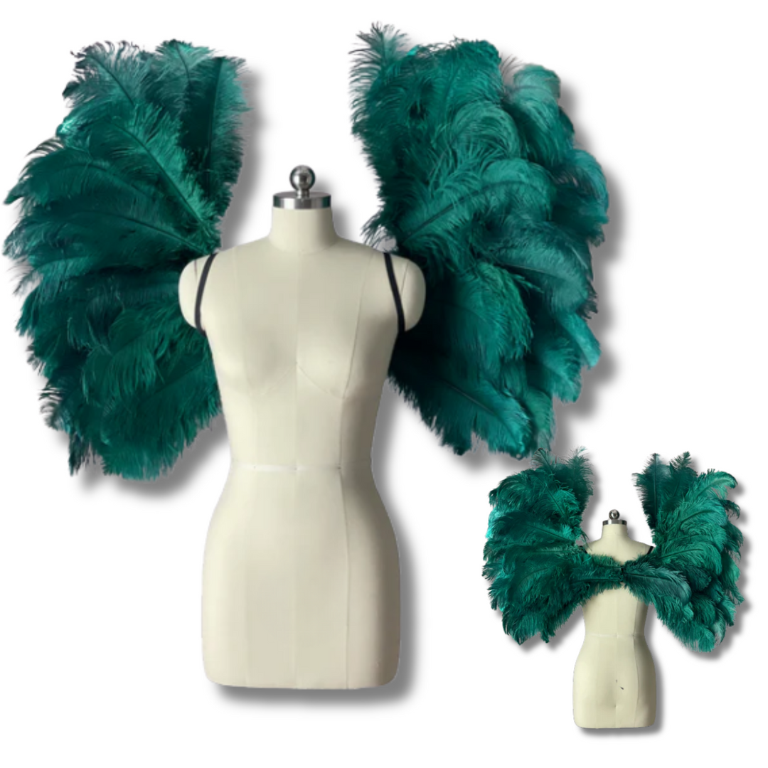 These are custom fitness angel wings for fitness competitions like The Angel Fashion Show, WBFF competitions, or FMG competitions.