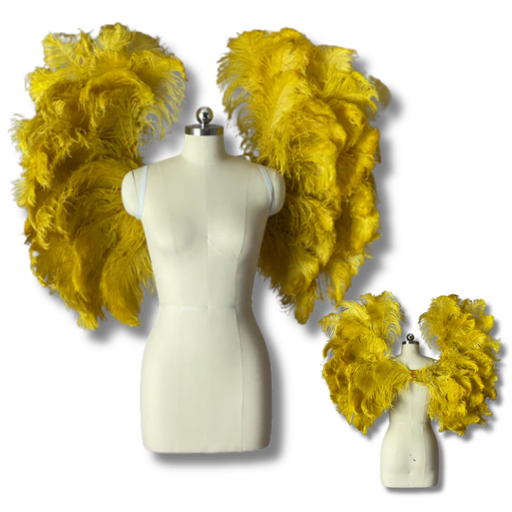 These are custom fitness angel wings for fitness competitions like The Angel Fashion Show, WBFF competitions, or FMG competitions.