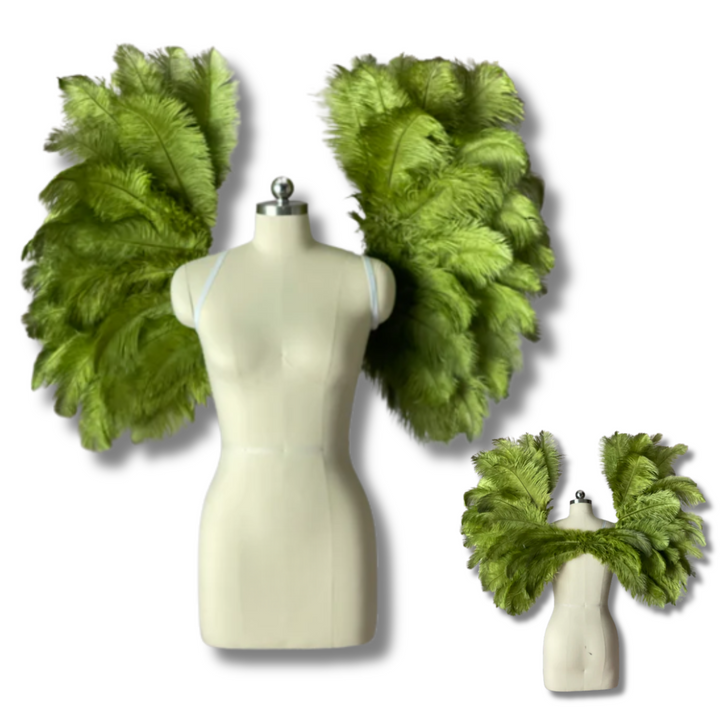 These are custom fitness angel wings for fitness competitions like The Angel Fashion Show, WBFF competitions, or FMG competitions.