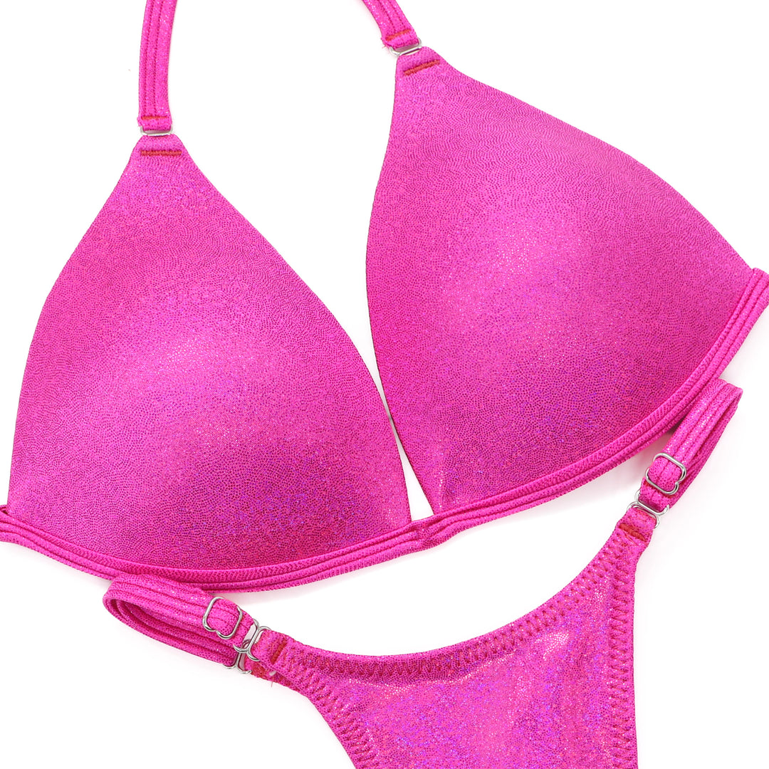 Hologram Pink Posing Practice Suit