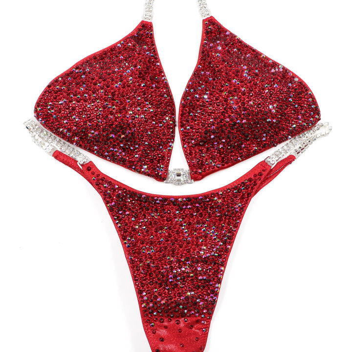 QS ST: Crystal Radiance. Hologram Red. Medium/Pro with Modest Rise.