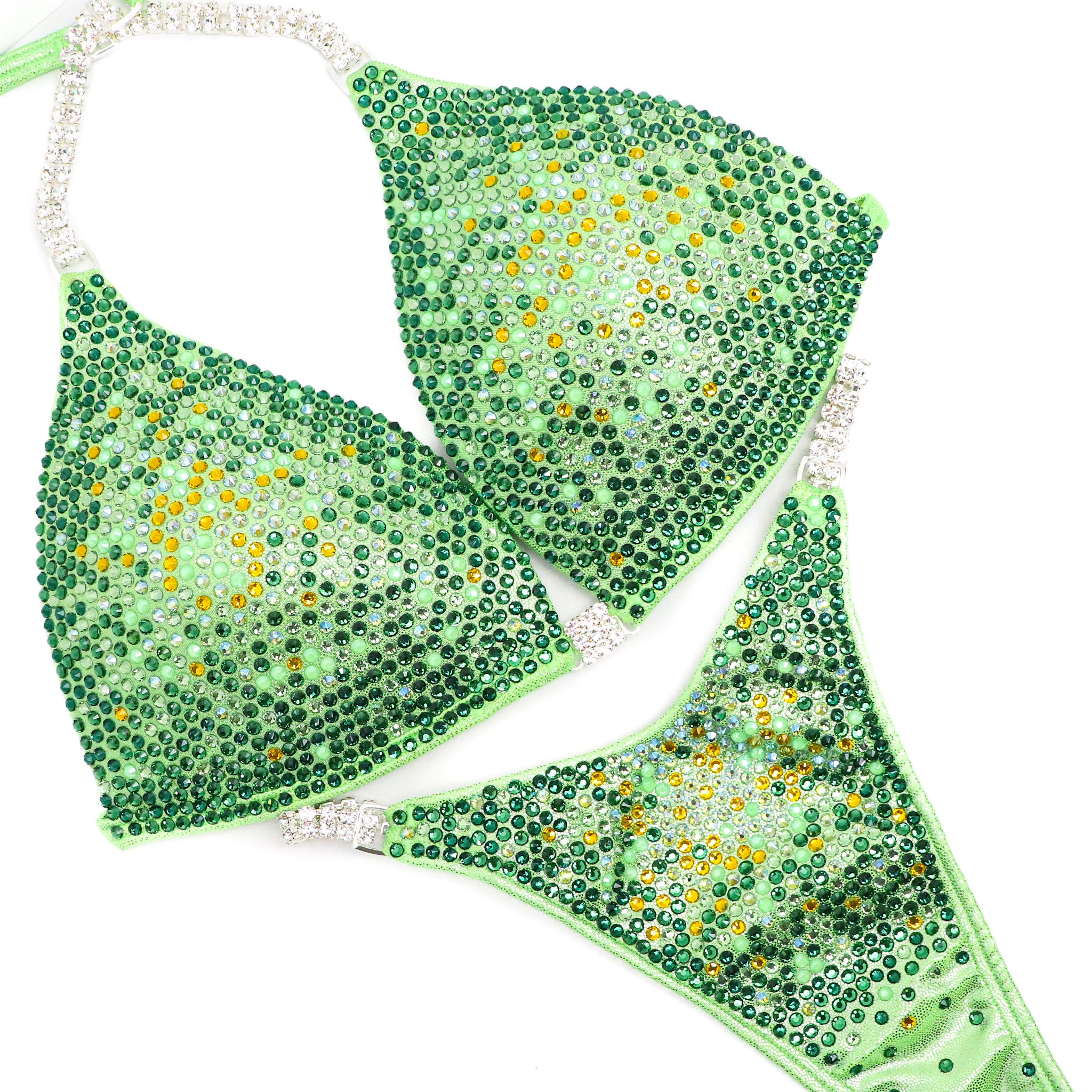 Lemon Lime Nova Angel Competition Bikinis