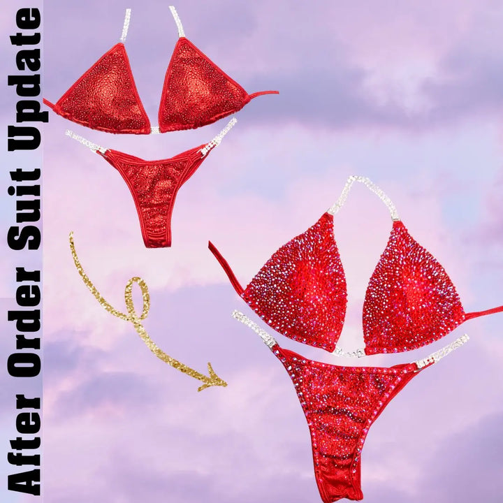 After Order Customer Care  Angel Competition BikinisNPC Competition Suits