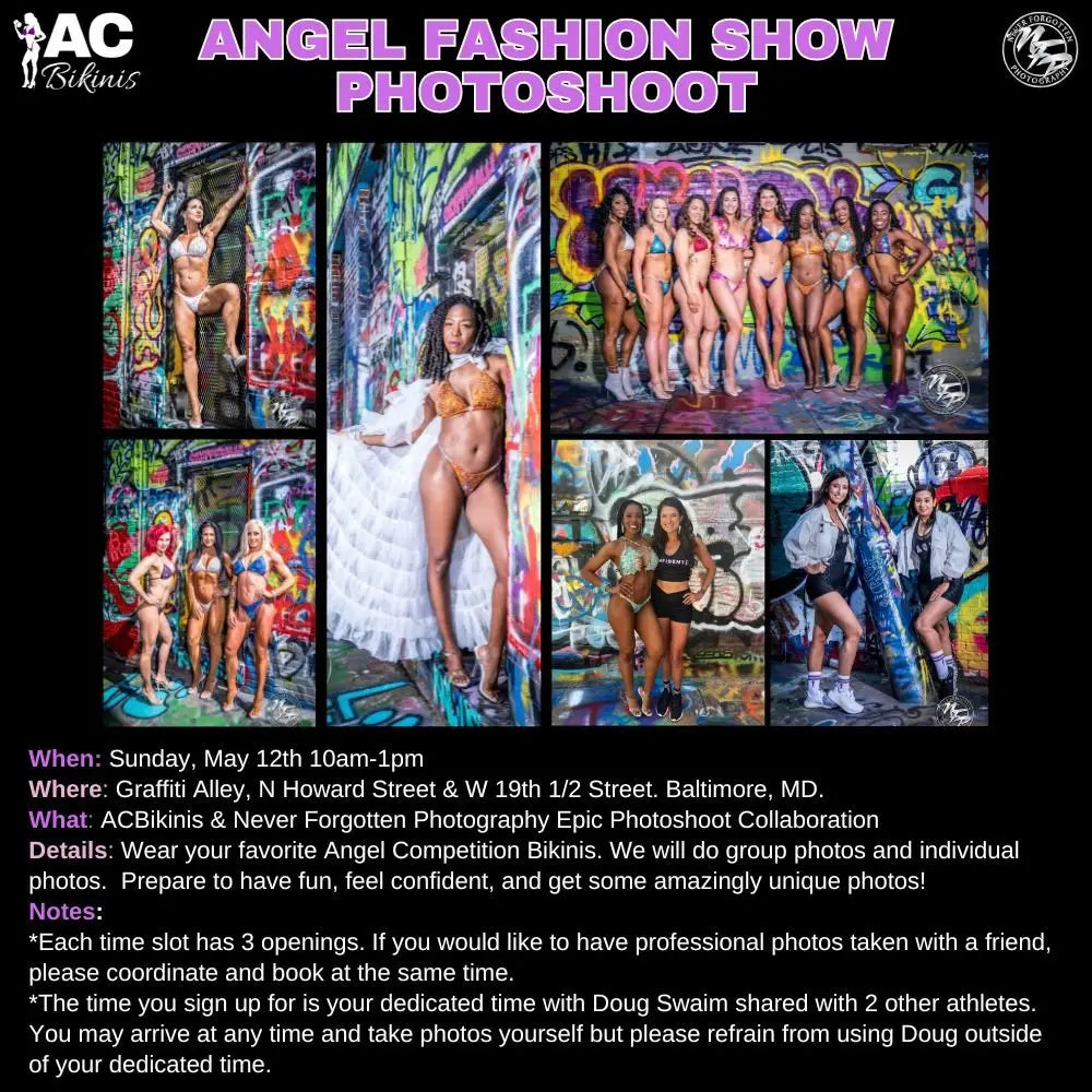 Angel Fashion Show Photoshoot Angel Competition BikinisNPC Competition Suits