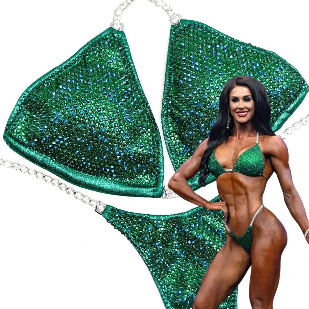 Ashley Kaltwasser's 60th Olympia Green Competition Bikini – Angel