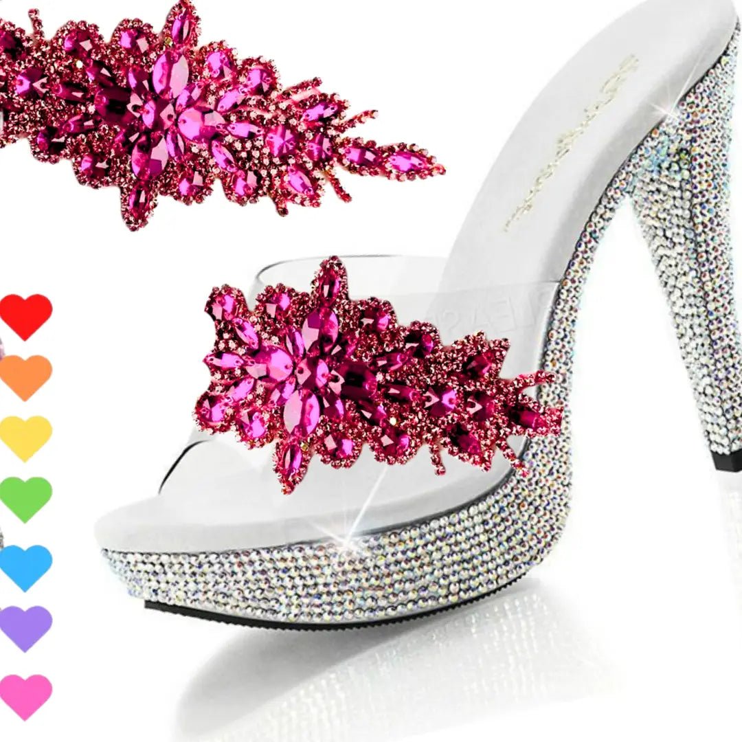 Couture Matching Shoe Clips  Angel Competition BikinisNPC Competition Suits