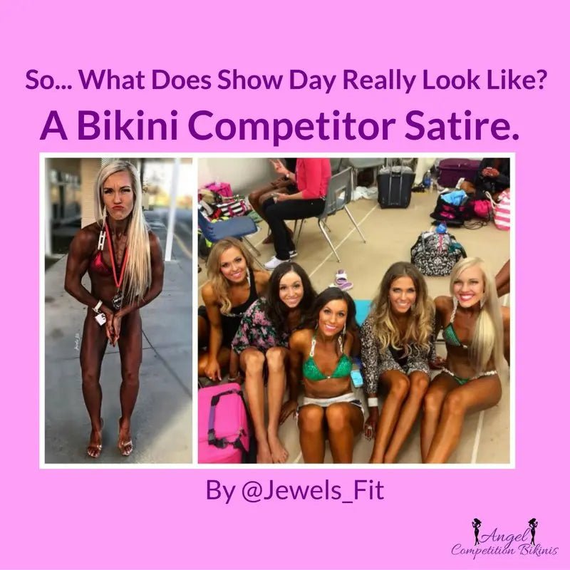 A Bikini Competitor Satire - Angel Competition Bikinis