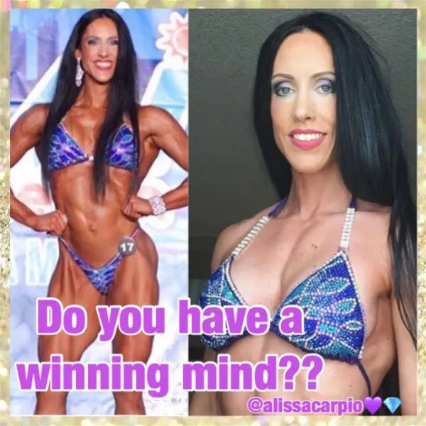 Anyone can get a winning body, but do you have a winning mind - Angel Competition Bikinis