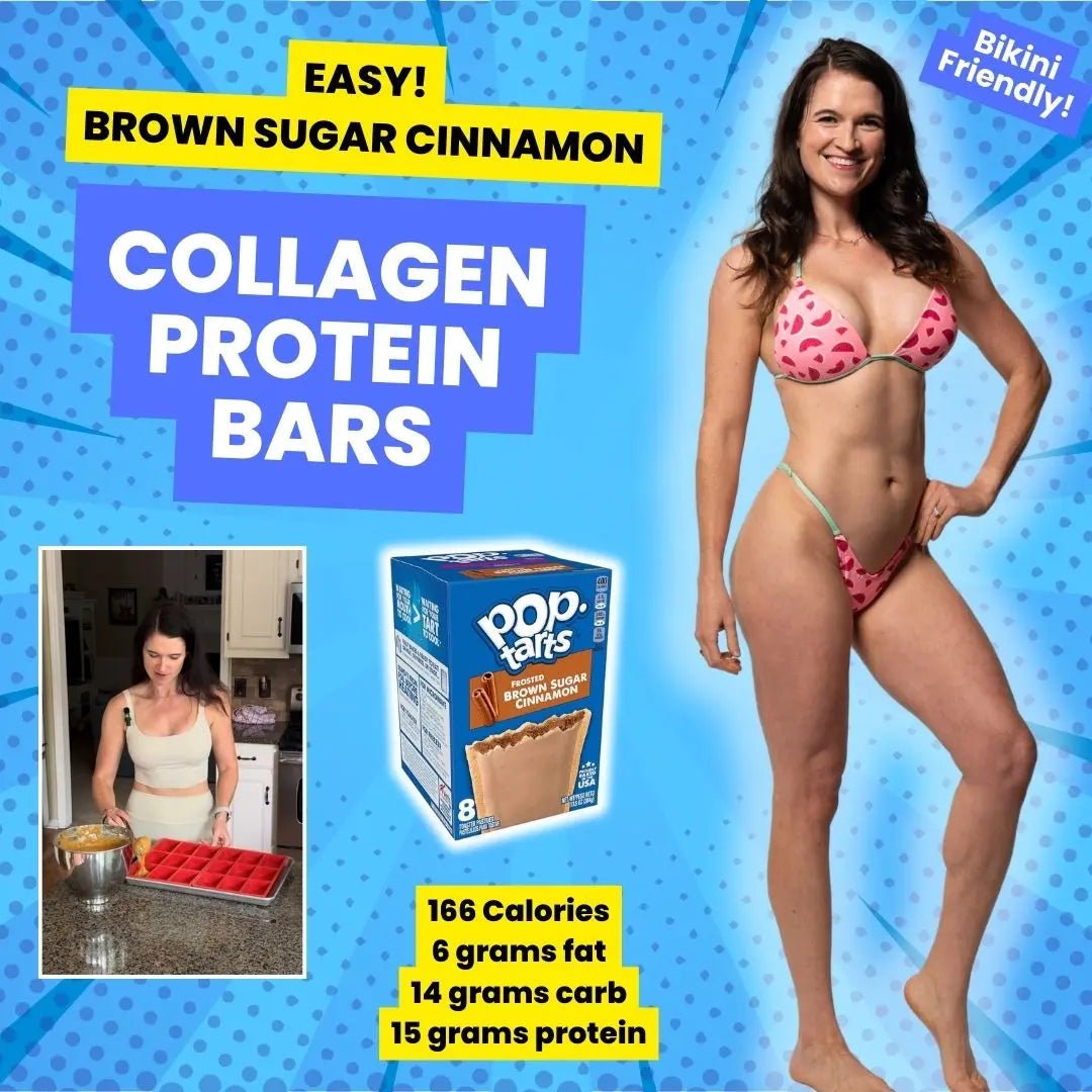 Brown Sugar Cinnamon Collagen Protein Bars - Angel Competition Bikinis
