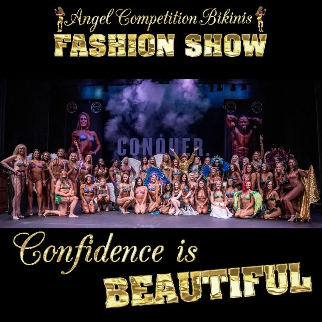 Confidence on Stage - Angel Competition Bikinis