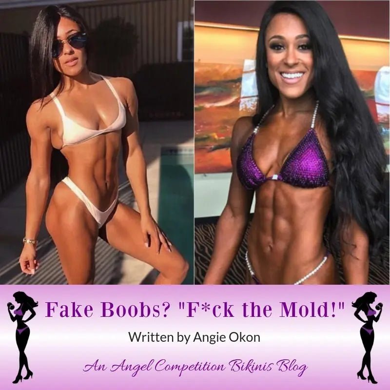 Fake Boobs? "F*ck the Mold!!" - Angel Competition Bikinis