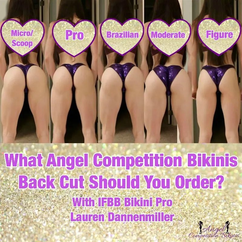 Lauren Models our Back Coverage - Angel Competition Bikinis