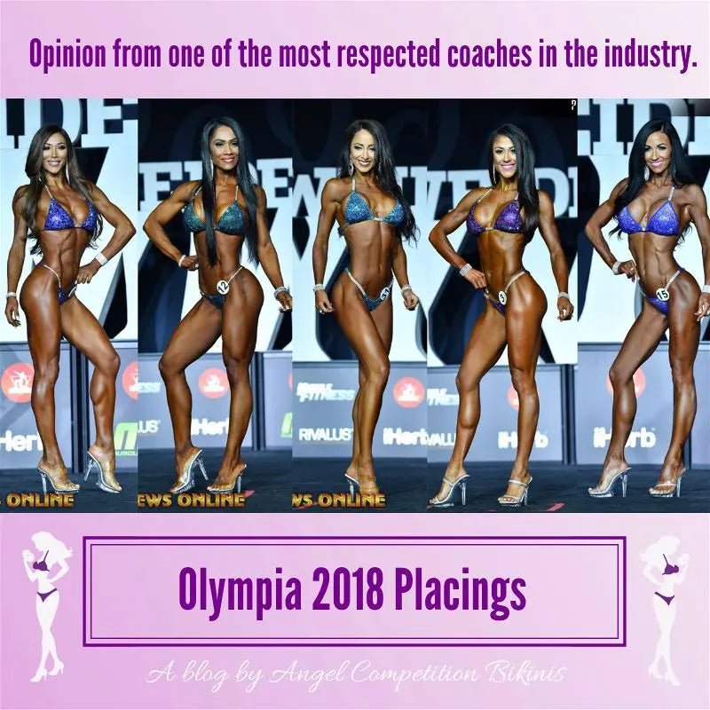 Olympia Placings 2018 - Angel Competition Bikinis