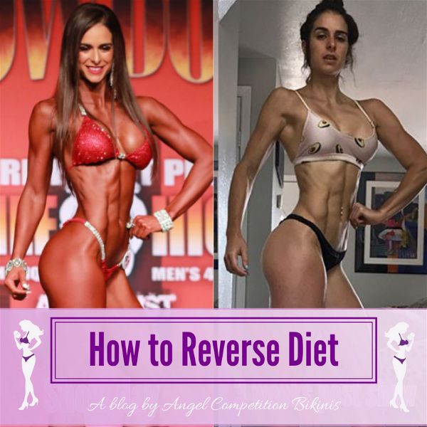 Stephanie Sequeira Reverse Dieting Angel Competition Bikinis