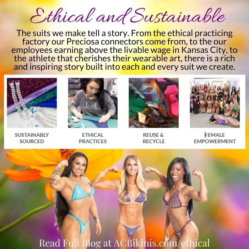 Sustainable and Ethical Suits - Angel Competition Bikinis