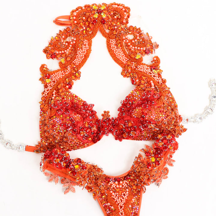 Orange Phoneix Couture