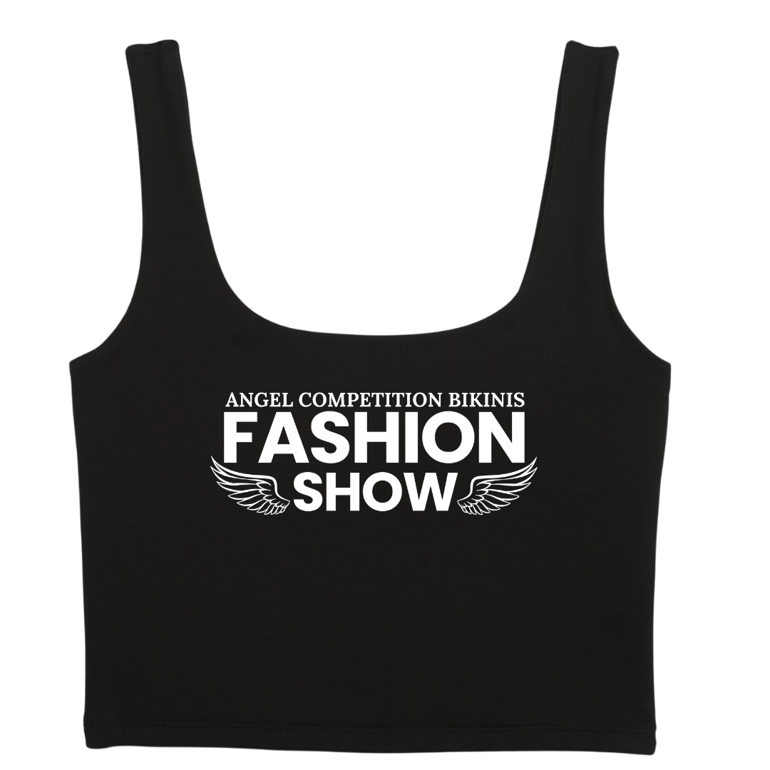 PROMO Black Logo Crop Top