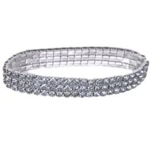3 Row Classic Competition Bracelet