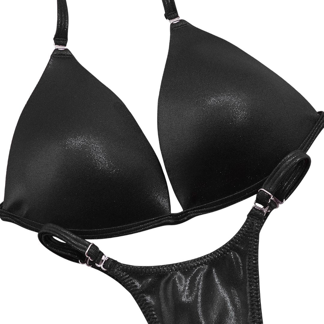 Wet Black Posing Practice Suit