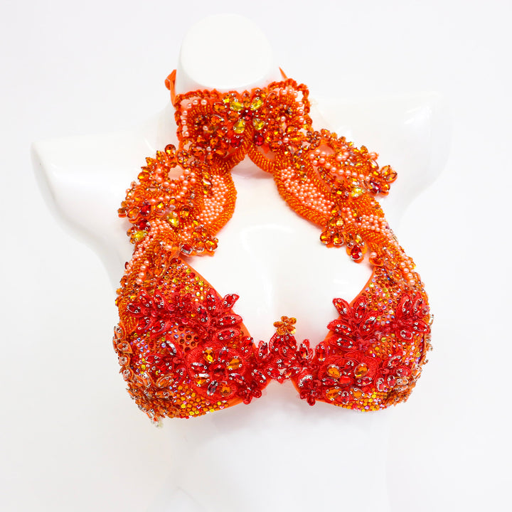 Orange Phoneix Couture