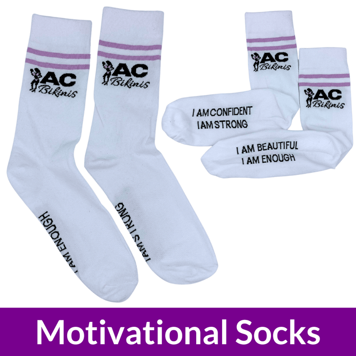 Motivational Socks White