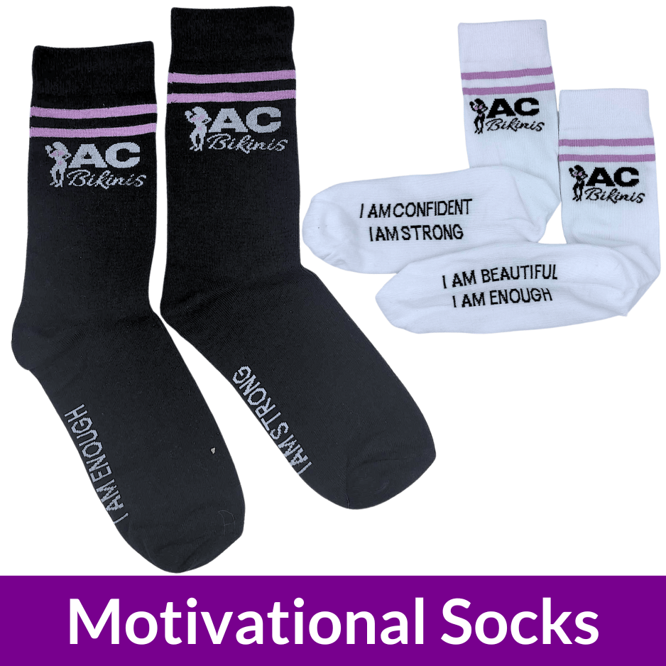 Motivational Socks Black