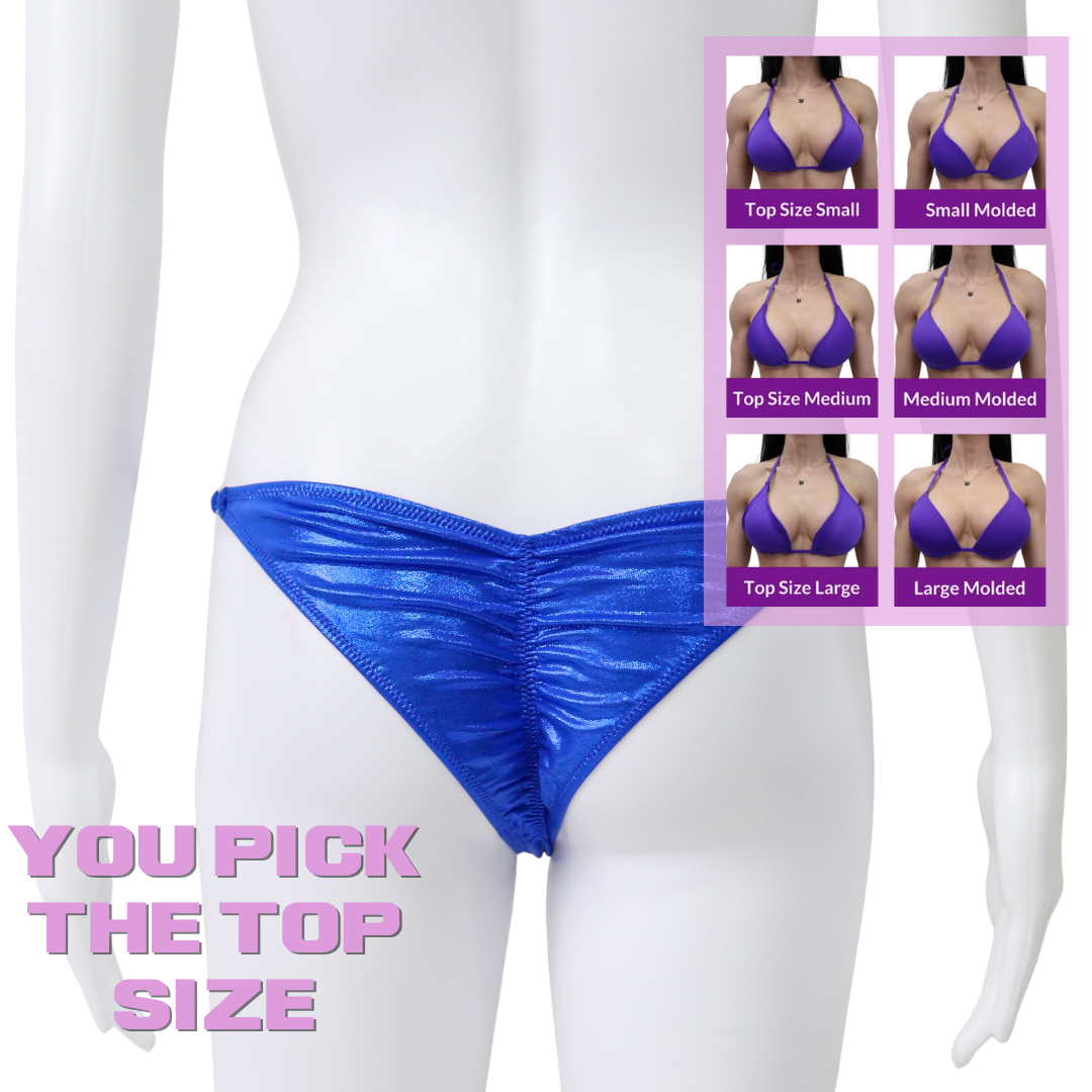 QS SZ: Blue Fit Model Suit. Fit Model 2.  Angel Competition BikinisThe best NPC Competition Suits for the Bikini Division, Fit Model Division Suits, and bodybuilding suits.