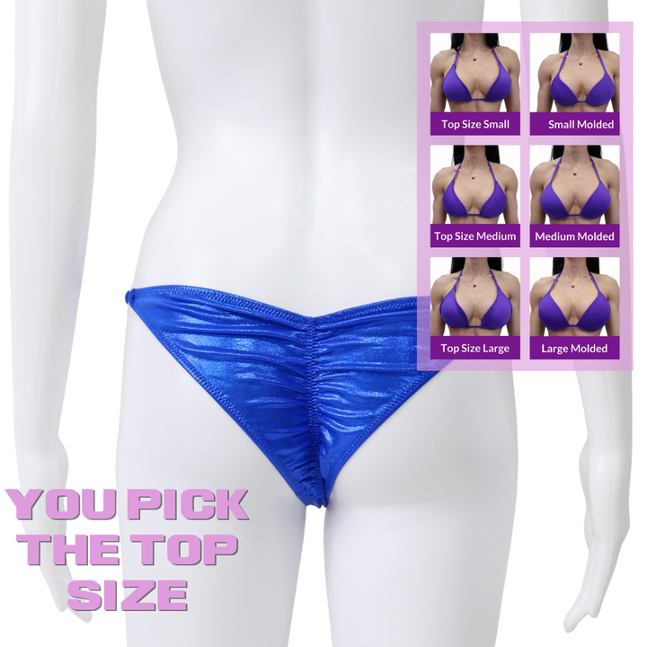 QS SZ: Blue Fit Model Suit. Fit Model 2.  Angel Competition BikinisThe best NPC Competition Suits for the Bikini Division, Fit Model Division Suits, and bodybuilding suits.