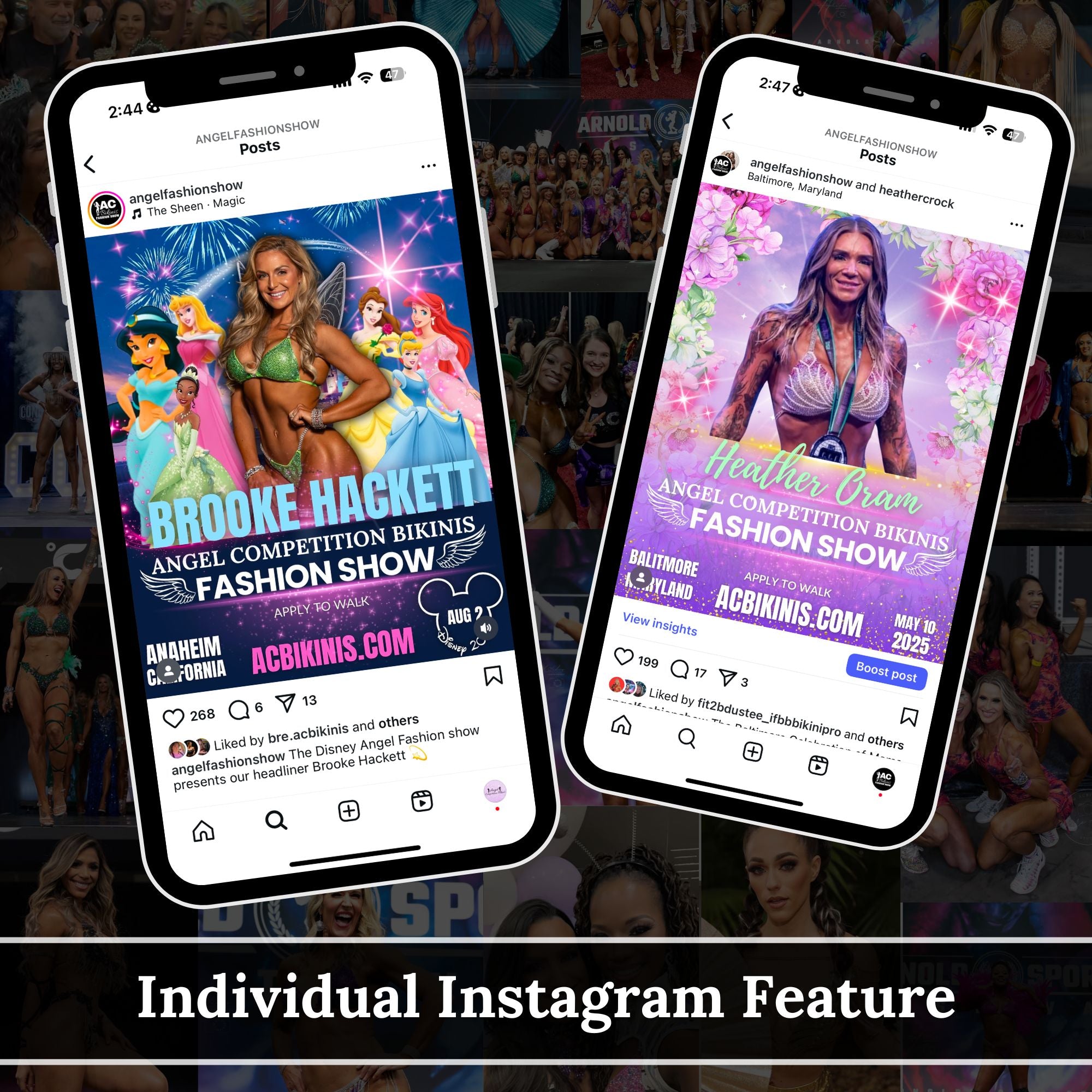 AFS Entry Fee  Angel Competition BikinisThe best NPC Competition Suits for the Bikini Division, Fit Model Division Suits, and bodybuilding suits.