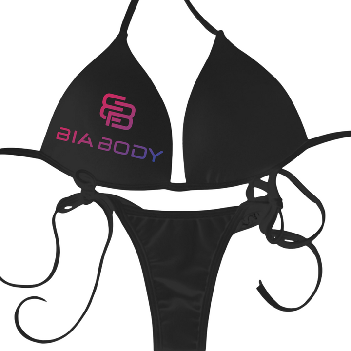 BIA Body Posing Practice Suit- Pink/Purple Logo