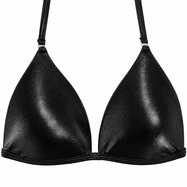 Wet Black Top  Angel Competition BikinisThe best NPC Competition Suits for the Bikini Division, Fit Model Division Suits, and bodybuilding suits.