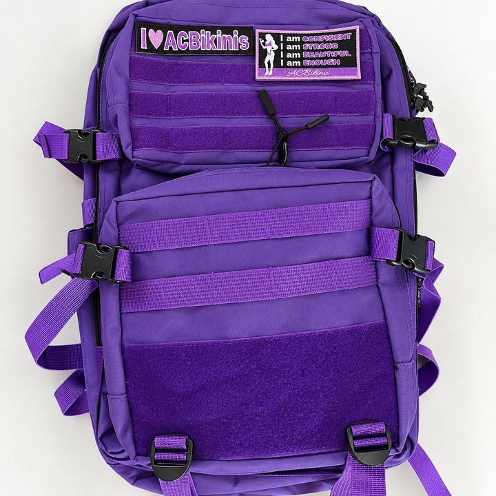 ACBikinis Tactical Backpack  Angel Competition BikinisThe best NPC Competition Suits for the Bikini Division, Fit Model Division Suits, and bodybuilding suits.