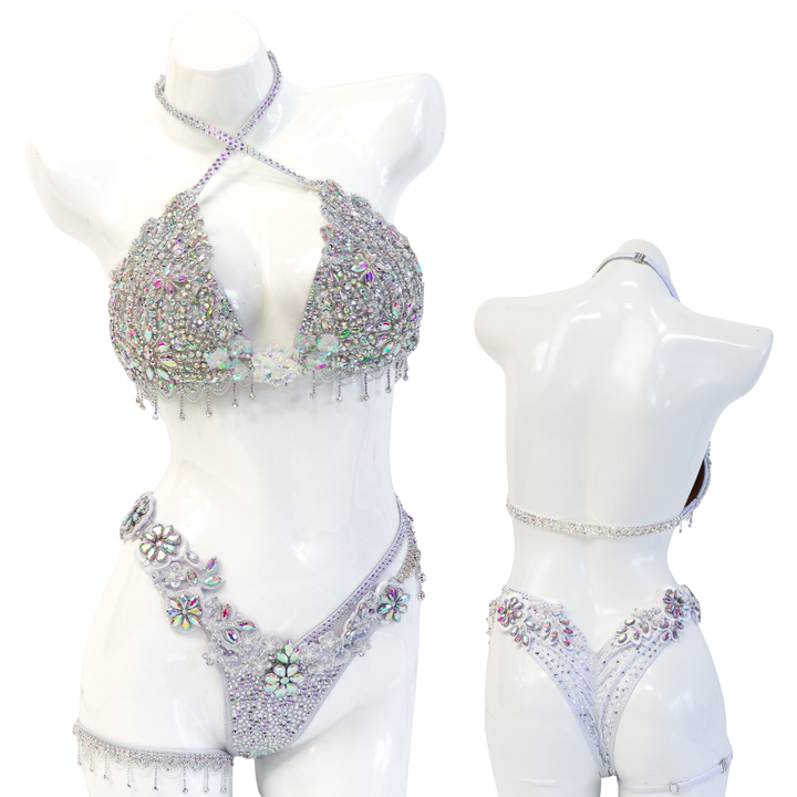 QS ST: Crystal Your Couture. Medium Molded/Brazilian with Modest Front.  Angel Competition BikinisThe best NPC Competition Suits for the Bikini Division, Fit Model Division Suits, and bodybuilding suits.