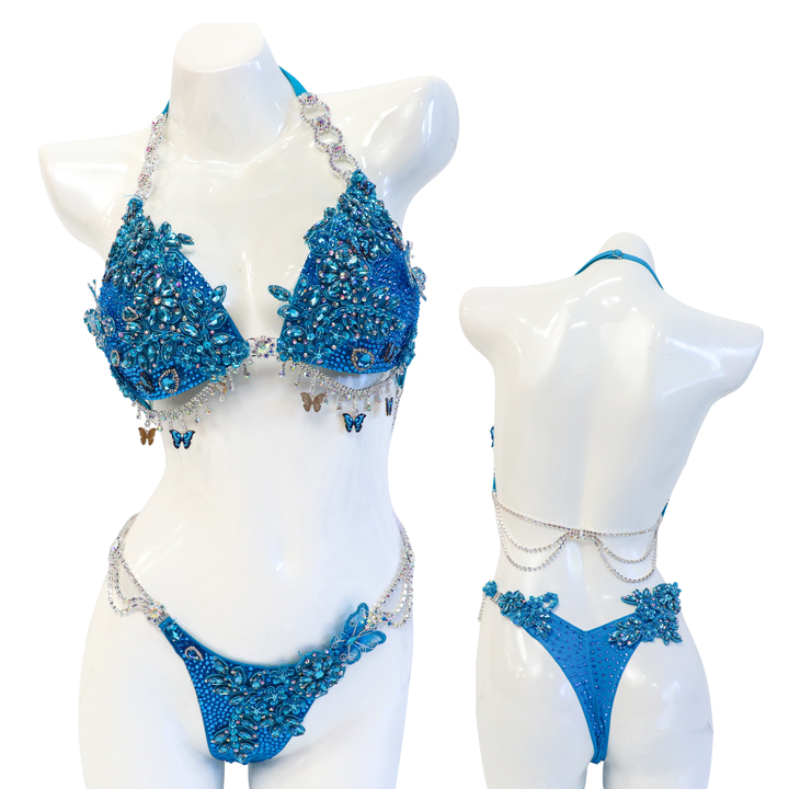 QS ST: Capri Queen Couture. Medium Molded/Pro.  Angel Competition BikinisThe best NPC Competition Suits for the Bikini Division, Fit Model Division Suits, and bodybuilding suits.