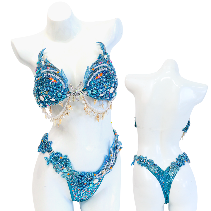 Mermaid Ocean Couture  Angel Competition BikinisThe best NPC Competition Suits for the Bikini Division, Fit Model Division Suits, and bodybuilding suits.