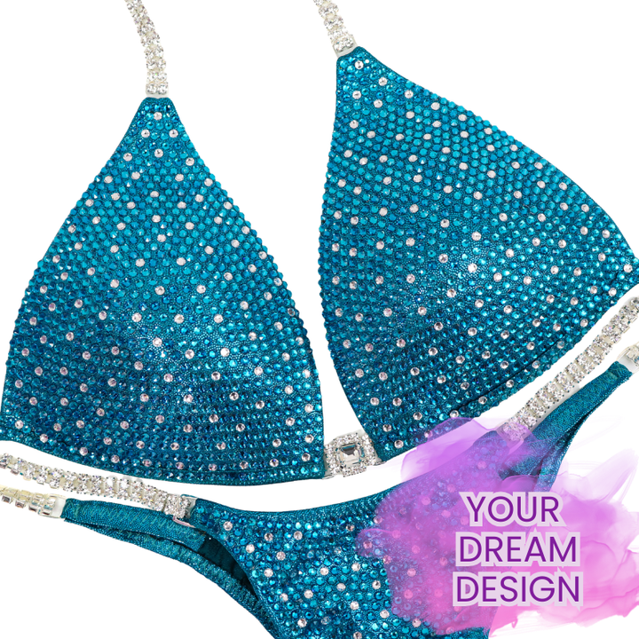 Custom Angel Shimmer  Angel Competition BikinisThe best NPC Competition Suits for the Bikini Division, Fit Model Division Suits, and bodybuilding suits.