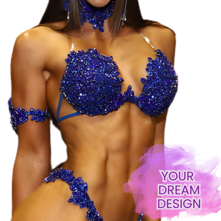 Couture Matching Arm Cuff  Angel Competition BikinisThe best NPC Competition Suits for the Bikini Division, Fit Model Division Suits, and bodybuilding suits.