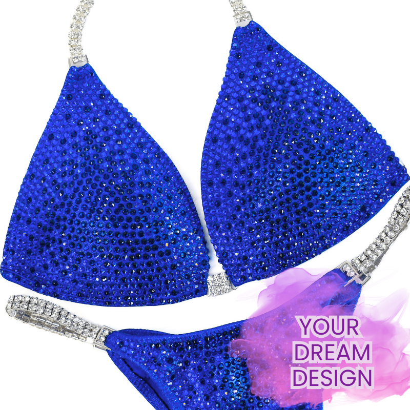 Custom Crystal Nova 2 Color  Angel Competition BikinisThe best NPC Competition Suits for the Bikini Division, Fit Model Division Suits, and bodybuilding suits.