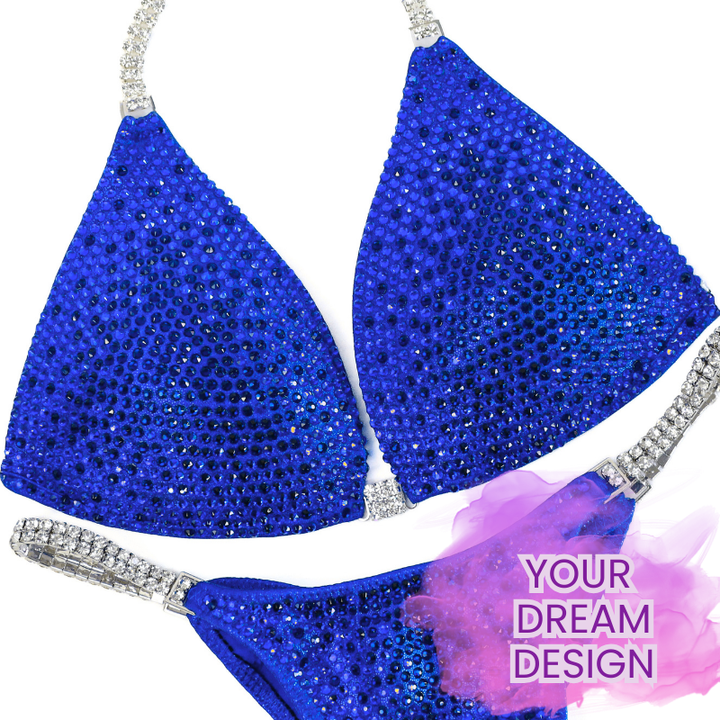 Custom Crystal Nova 2 Color  Angel Competition BikinisThe best NPC Competition Suits for the Bikini Division, Fit Model Division Suits, and bodybuilding suits.