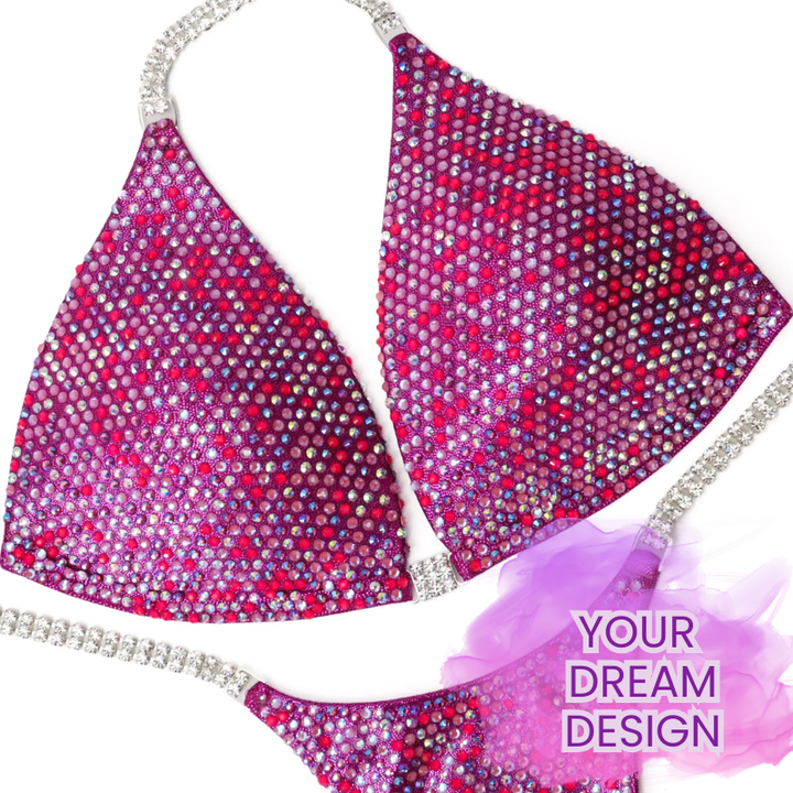 Custom Angel Pro Multi Color  Angel Competition BikinisThe best NPC Competition Suits for the Bikini Division, Fit Model Division Suits, and bodybuilding suits.