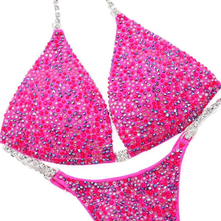 Hot Pink Radiance  Angel Competition BikinisThe best NPC Competition Suits for the Bikini Division, Fit Model Division Suits, and bodybuilding suits.