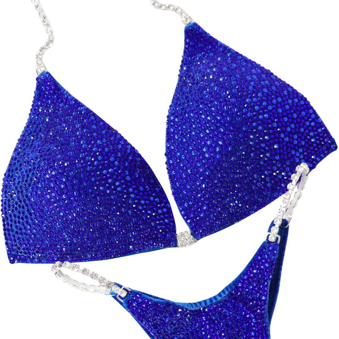 Starlit Velvet Radiance  Angel Competition BikinisThe best NPC Competition Suits for the Bikini Division, Fit Model Division Suits, and bodybuilding suits.