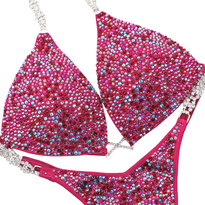 Summer Skies Mulberry Radiance  Angel Competition BikinisThe best NPC Competition Suits for the Bikini Division, Fit Model Division Suits, and bodybuilding suits.