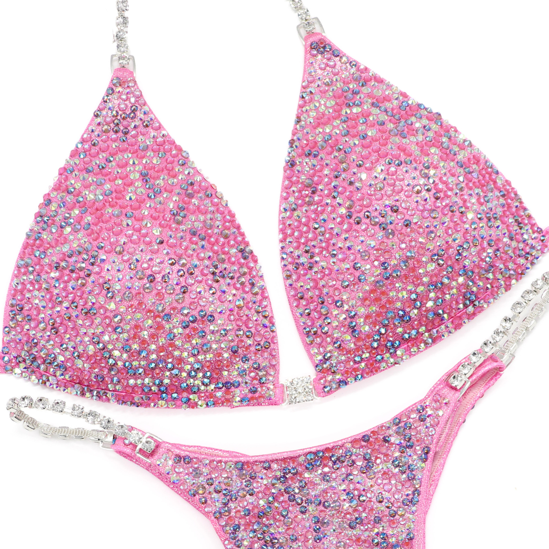 Baby Pink Radiance  Angel Competition BikinisThe best NPC Competition Suits for the Bikini Division, Fit Model Division Suits, and bodybuilding suits.