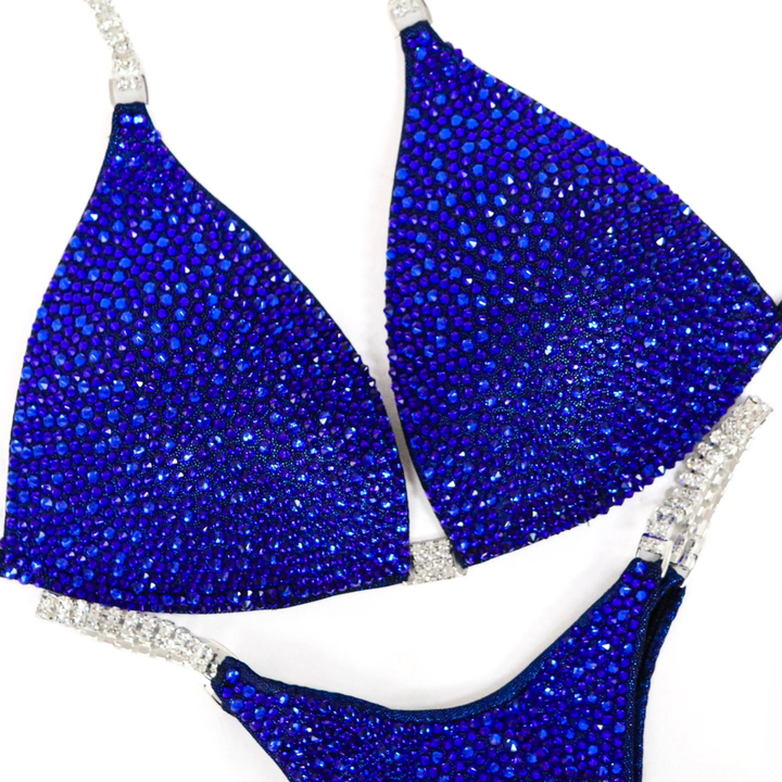 Deep Blue Diamond Radiance  Angel Competition BikinisThe best NPC Competition Suits for the Bikini Division, Fit Model Division Suits, and bodybuilding suits.