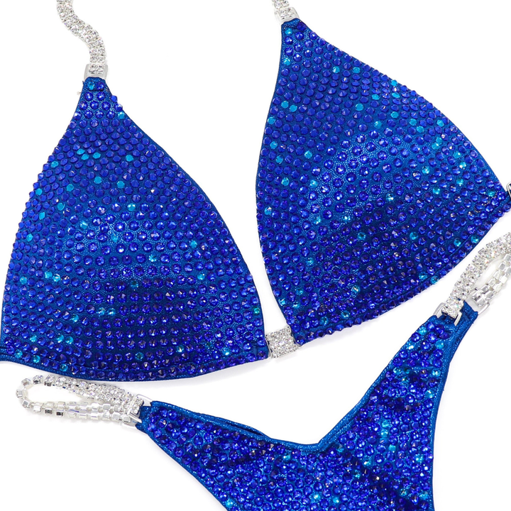 Victoria's Electric Capri Pro  Angel Competition BikinisThe best NPC Competition Suits for the Bikini Division, Fit Model Division Suits, and bodybuilding suits.