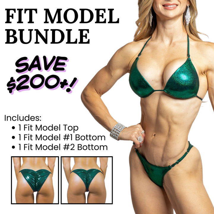 Find the perfect suit for your NPC Fit Model Competition. Angel Competition Bikinis is the best source for your Fit Model Competition Suit. 